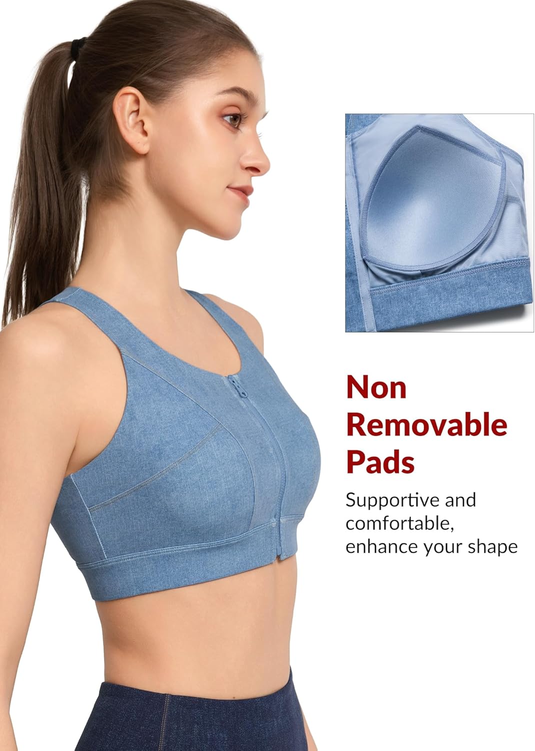 Sports Bras for Women Blue
