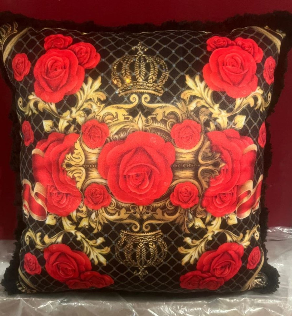 Harald Glööckler Luxus Deko Kissen Pompöös by Kronen & Rosen 45 cm