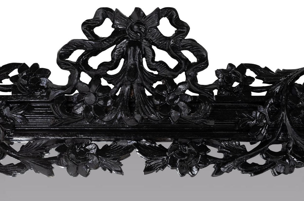 Barock Spiegel / Wandspiegel Schwarz 122 x H. 224 cm - Barockstil Möbel