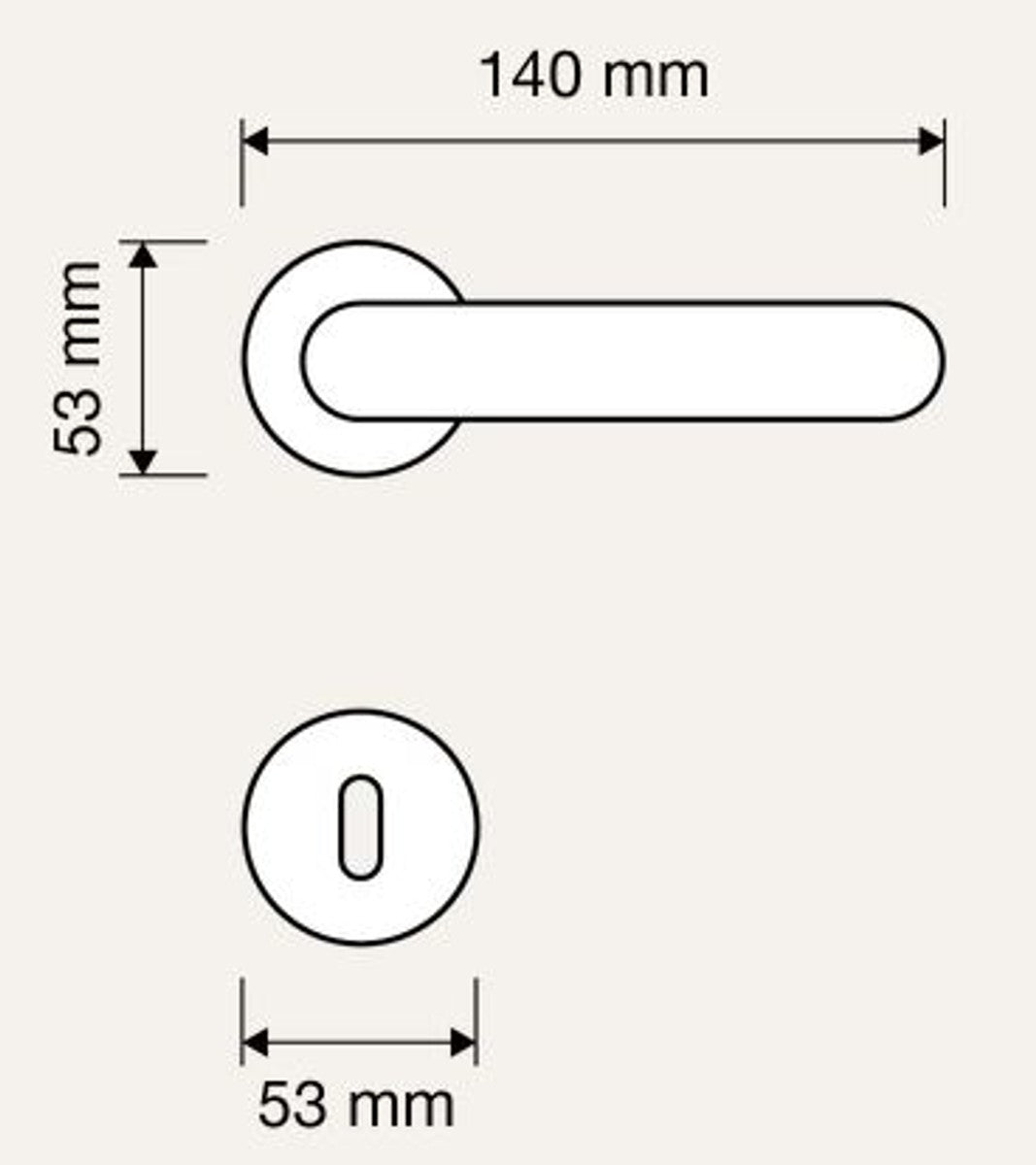Barock Türklinken Set Französisches Gold 14 x H. 5,3 cm - Deko Accessoires im Barockstil