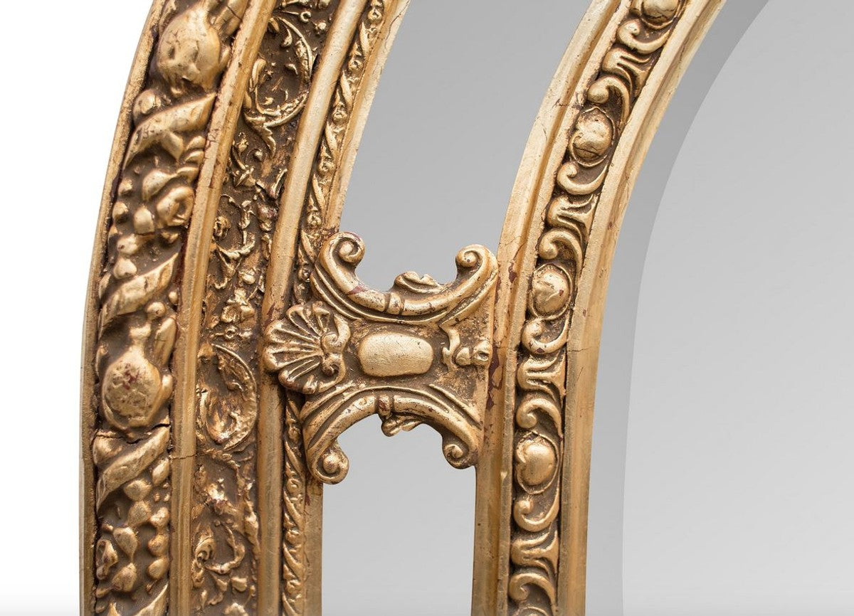 Prunkvoller Barock Wandspiegel 110 x H. 215 cm - Barock Spiegel