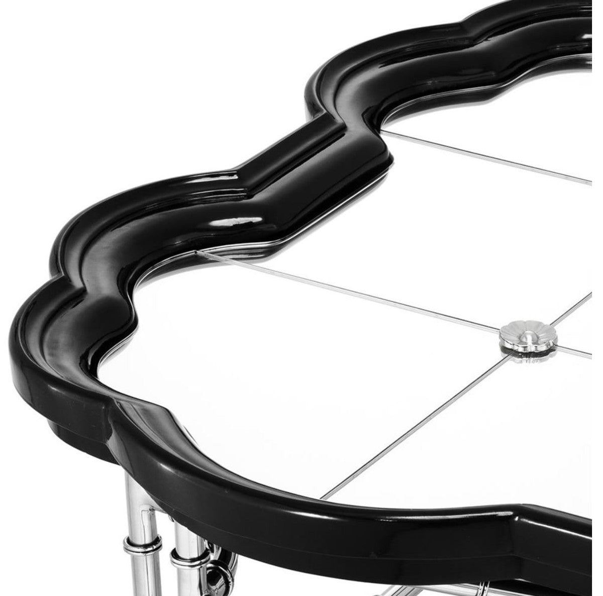 Luxus Wohnzimmer Couchtisch 115 x 89,5 x H. 55 cm - Limited Edition