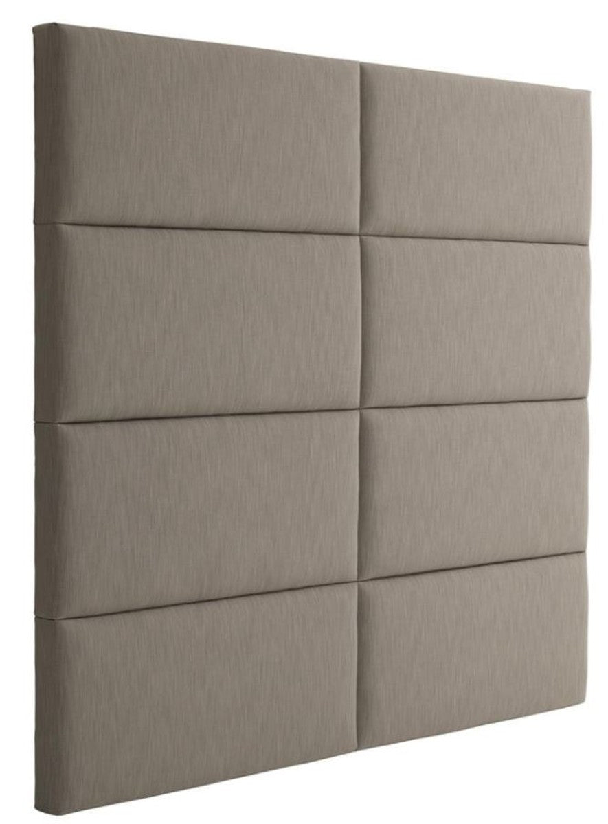 Designer Bett-Kopfteil Hellbraun 200 x H. 180 cm - Luxus Möbel