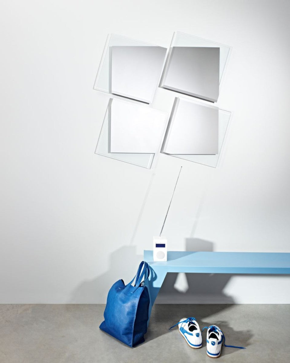 Designer Wandspiegel 45 x H. 45 cm - Designermöbel