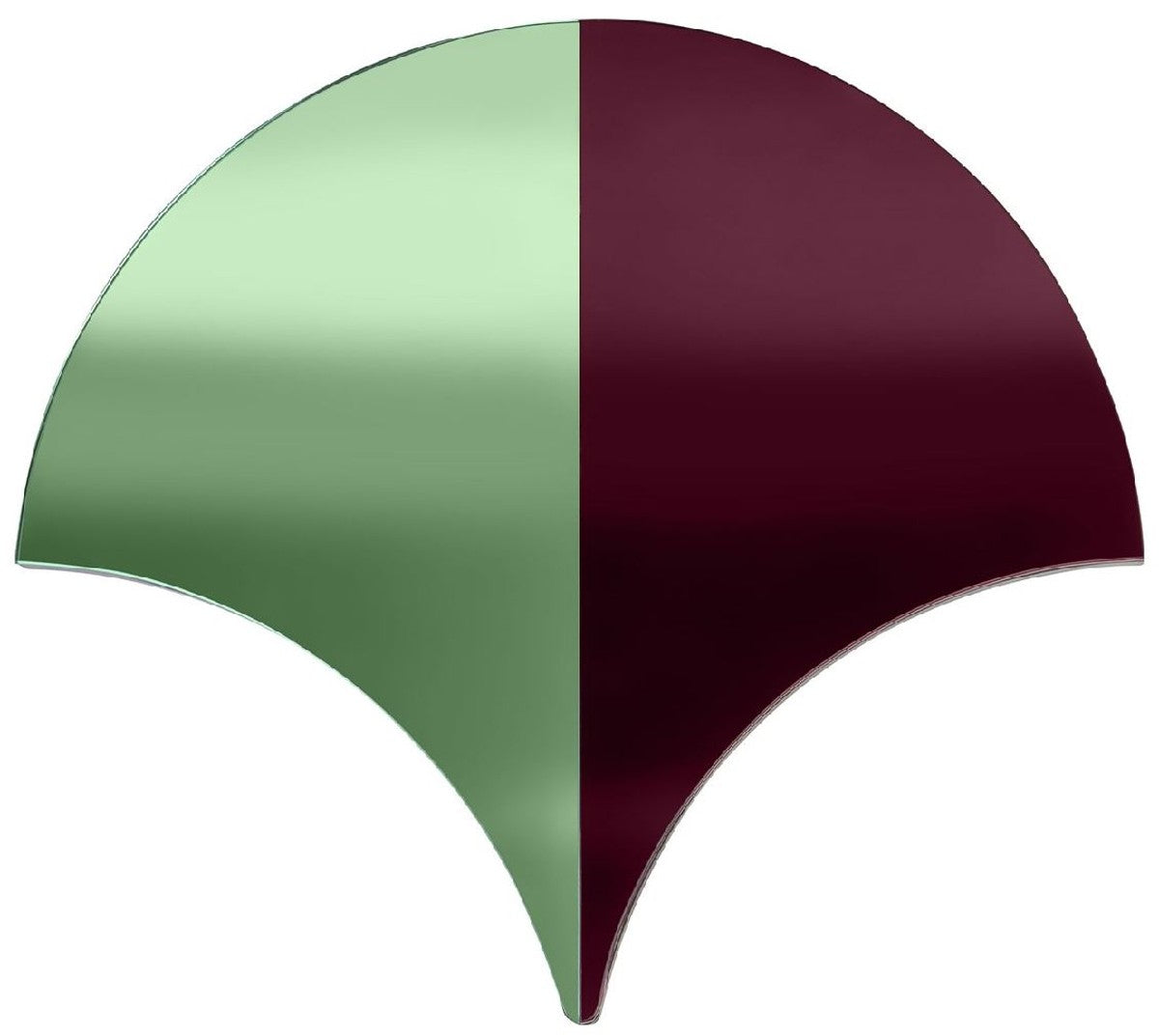 Designer Wandspiegel Lila / Grün 70 x 3 x H. 62 cm - Garderobenspiegel - Wohnzimmer Spiegel - Luxus Qualität - Designer Möbel