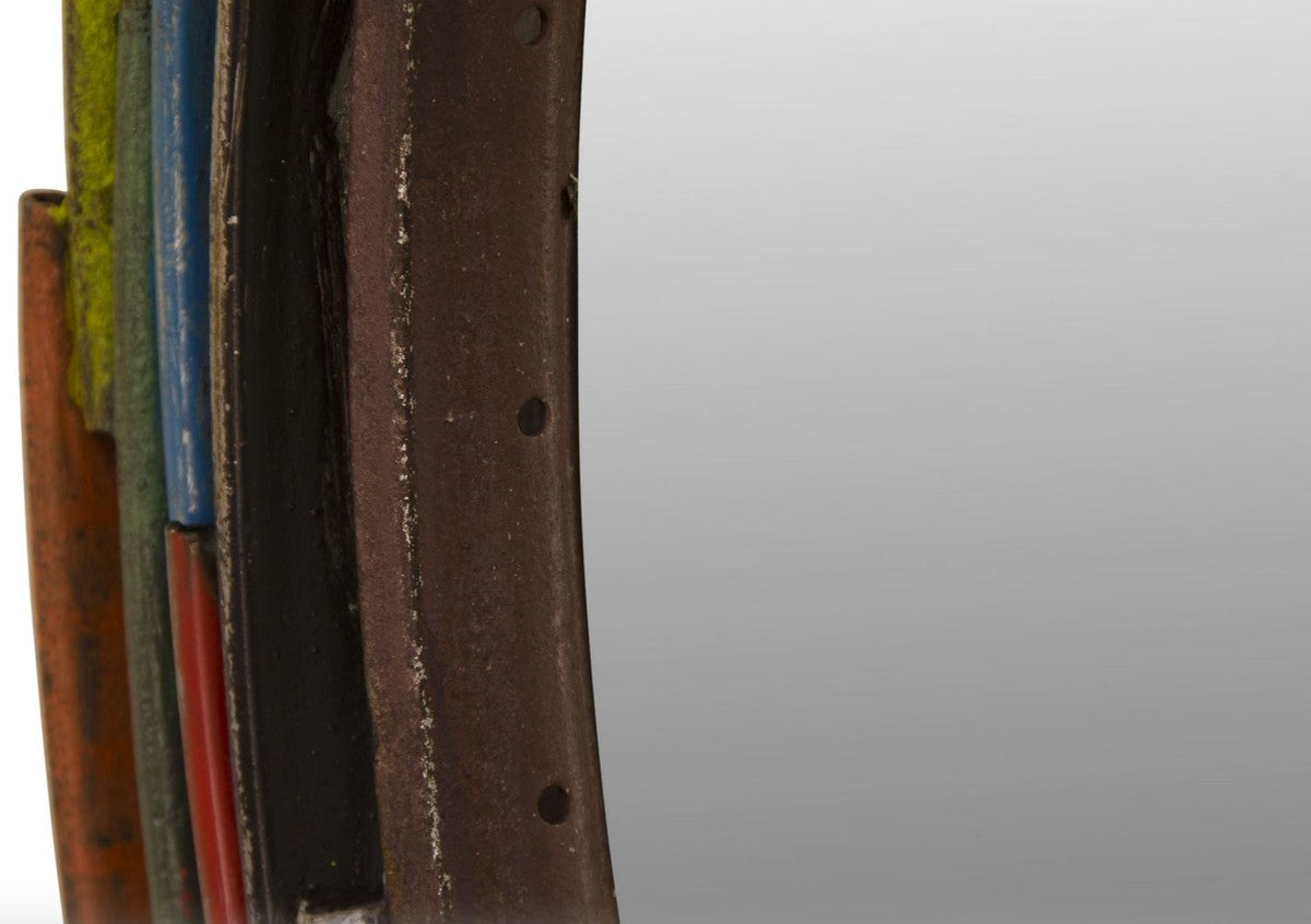 Designer Wandspiegel Durchmesser 73 cm - Designer Wohnzimmer Accessoires