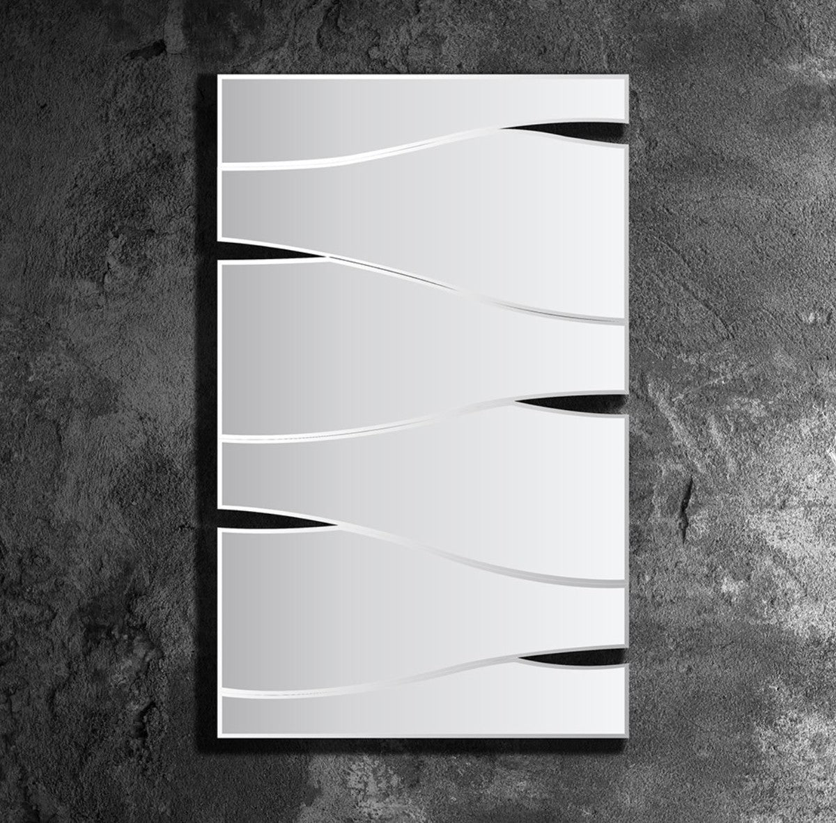 Designer Wohnzimmer Spiegel / Wandspiegel 70 x 113 cm - Luxus Kollektion