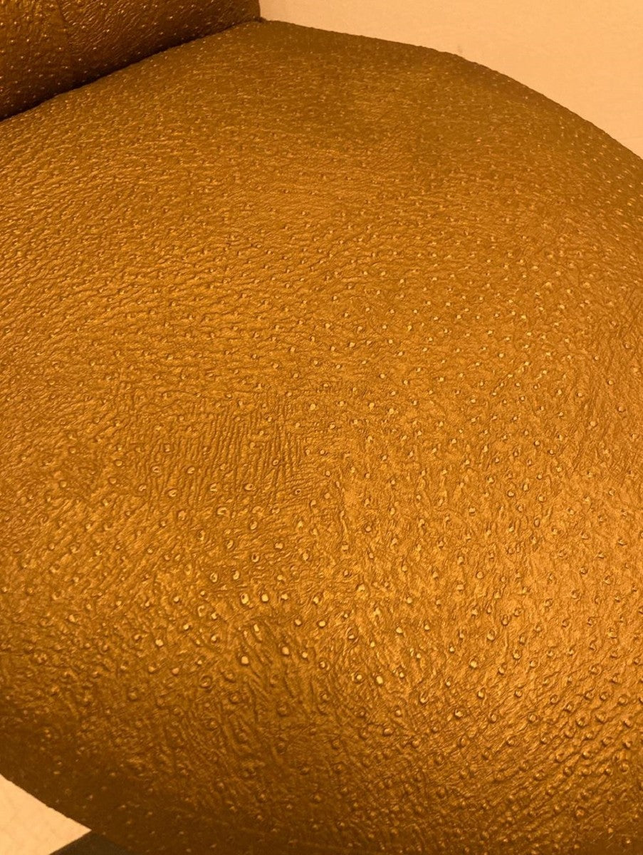 Designer High Heel Sessel mit Glitzersteinen Gold - Moderner Club Sessel mit hoher Rückenlehne - Moderne Club Möbel - Designer Möbel