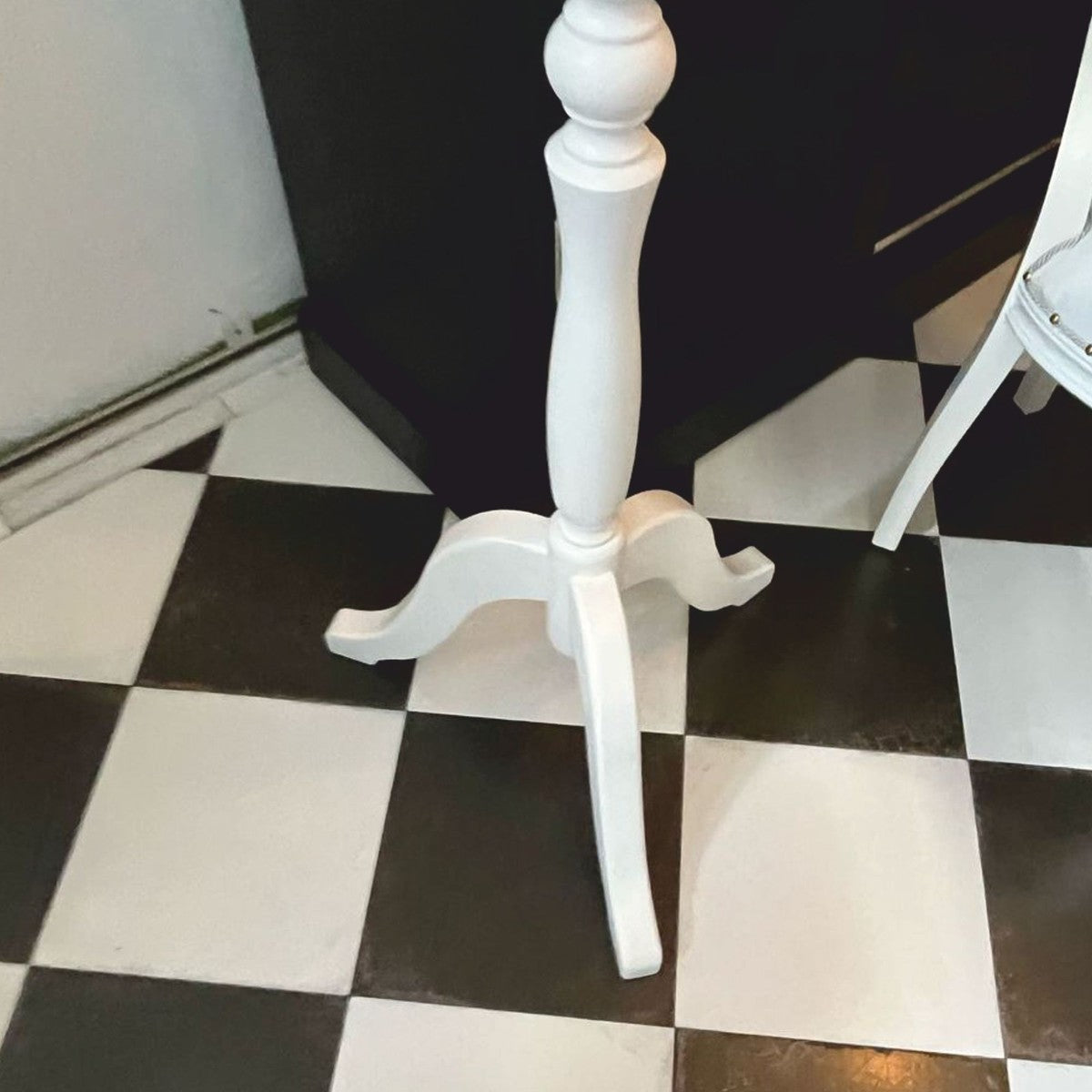 Landhausstil Garderobenständer Weiß H. 200 cm - Garderoben Möbel