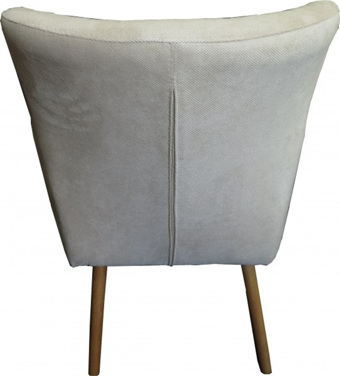 Retro Salon Sessel Beige-Grau - Cocktailsessel 60er Jahre Stuhl