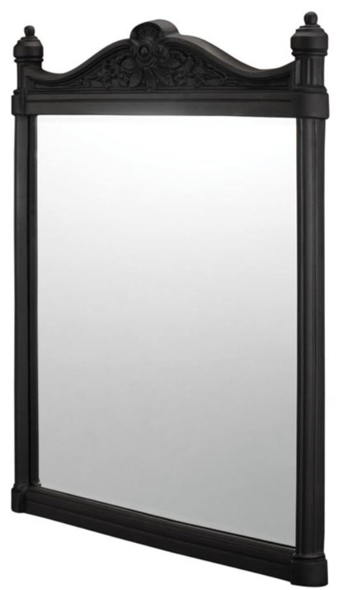 Jugendstil Wandspiegel 55,3 x 3,7 x H. 75 cm - Verschiedene Farben - Eleganter Aluminium Badezimmerspiegel - Badspiegel - Barock & Jugendstil Badezimmer Accessoires