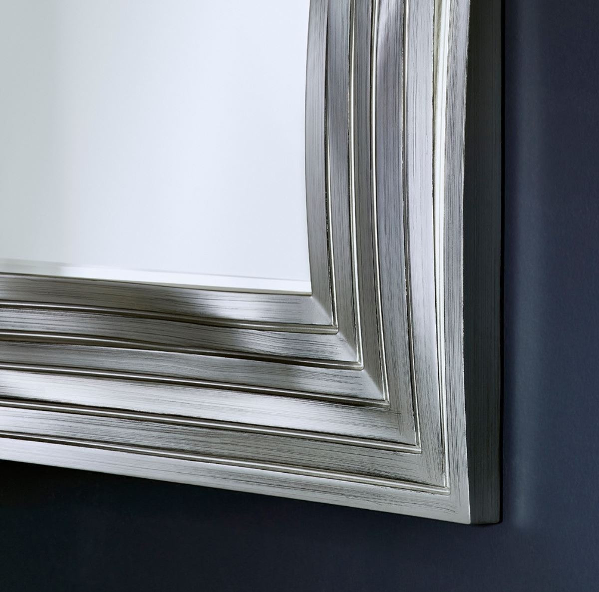 Luxus Wandspiegel Silber 118 x H. 158 cm - Wohnzimmer Accessoires