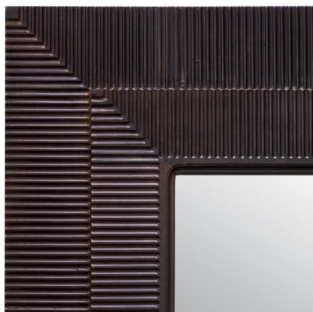 Luxus Wandspiegel Vintage Messingfarben 78,5 x 3,5 x H. 215,5 cm - Wohnzimmer Spiegel - Schlafzimmer Spiegel - Garderoben Spiegel - Luxus Möbel