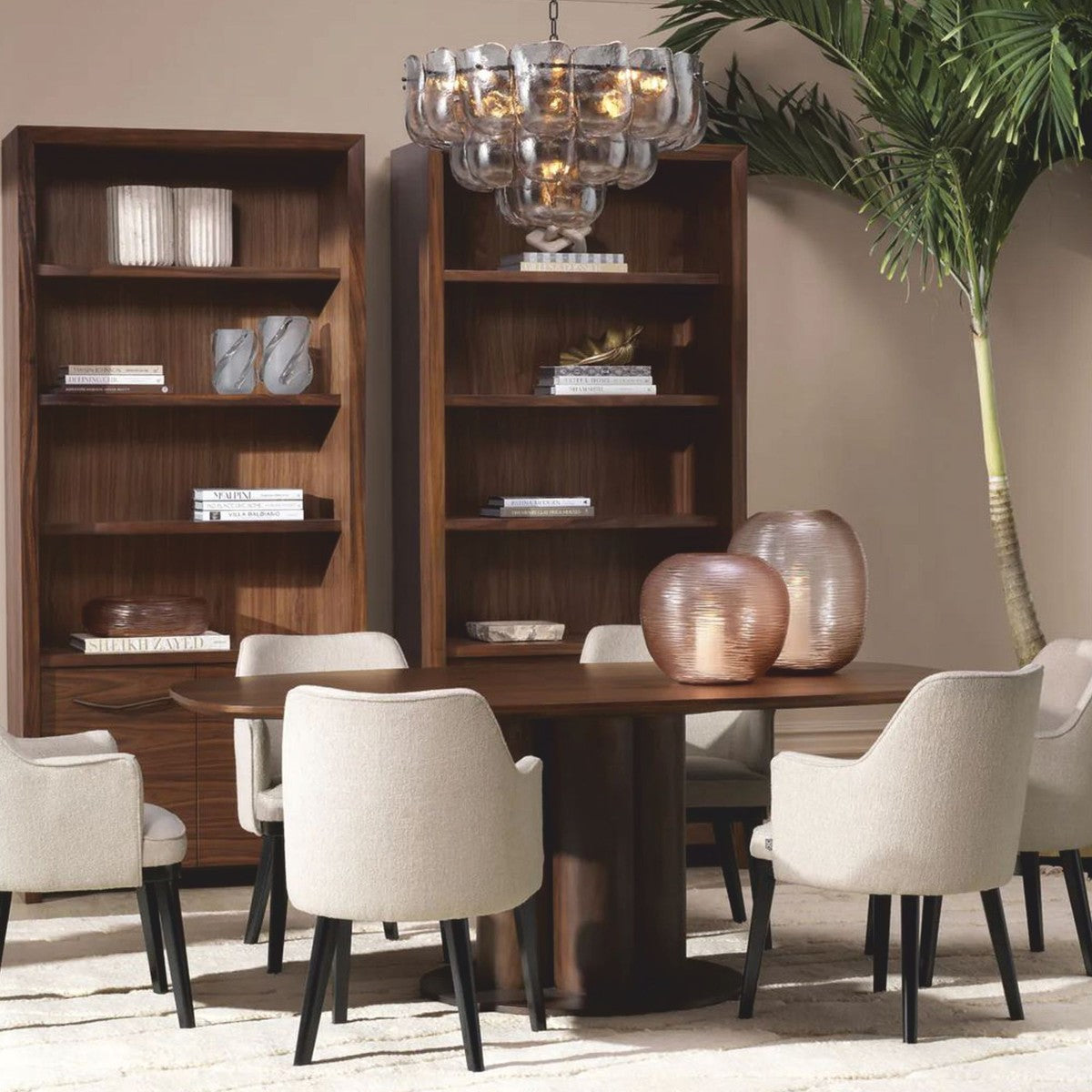 Luxus Wohnzimmer & Hotel Kronleuchter Grau / Bronze Ø 75 cm - Luxus Möbel