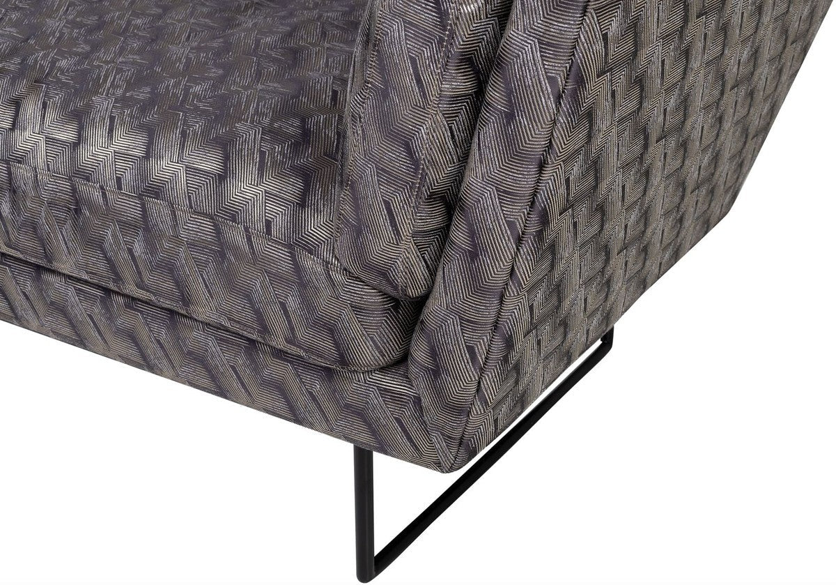 Luxus Wohnzimmer Sofa Bronze / Braun / Schwarz 230 x 87 x H. 78 cm - Wohnzimmermöbel