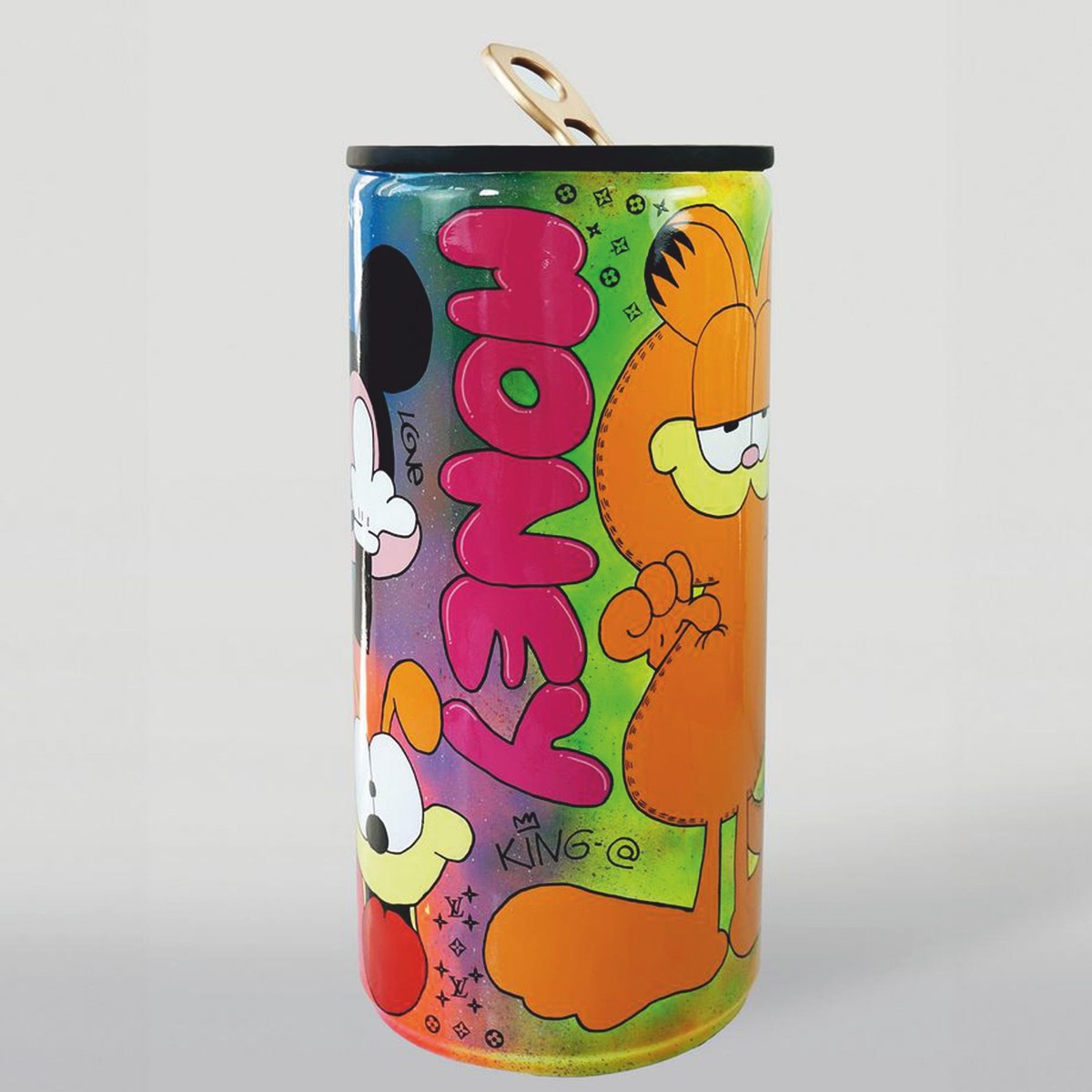 XXL Deko Getränkedose Bunt H. 120 cm - Wohnzimmer & Garten Deko