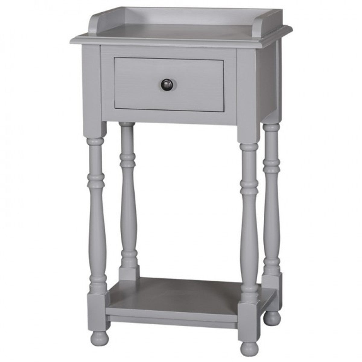 Barock Kommode mit 1 Schublade 45 cm - Jugendstil Landhaus Stil Möbel - Nachttisch Schrank