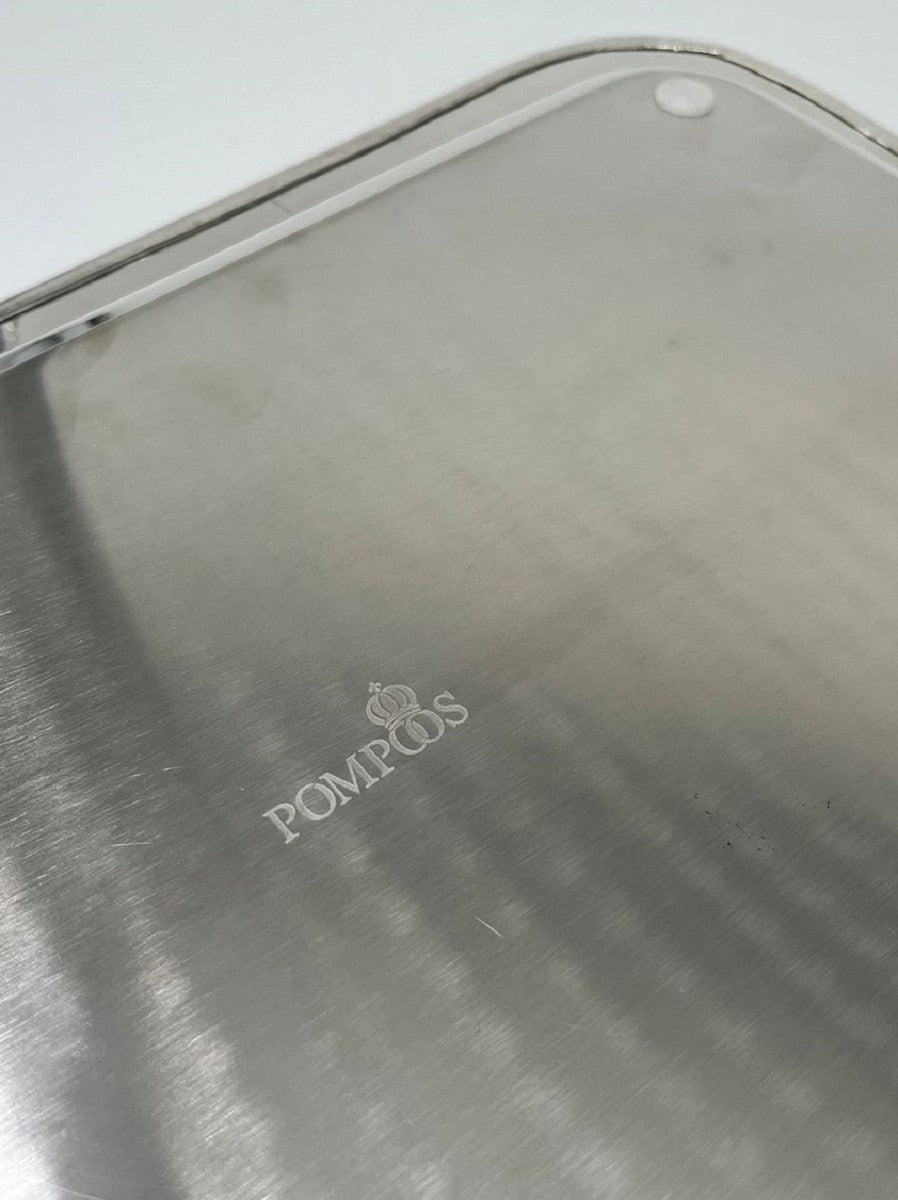 Pompöös by Luxus Barock Serviertablett Krone Silber 53 cm - designed by Harald Glööckler