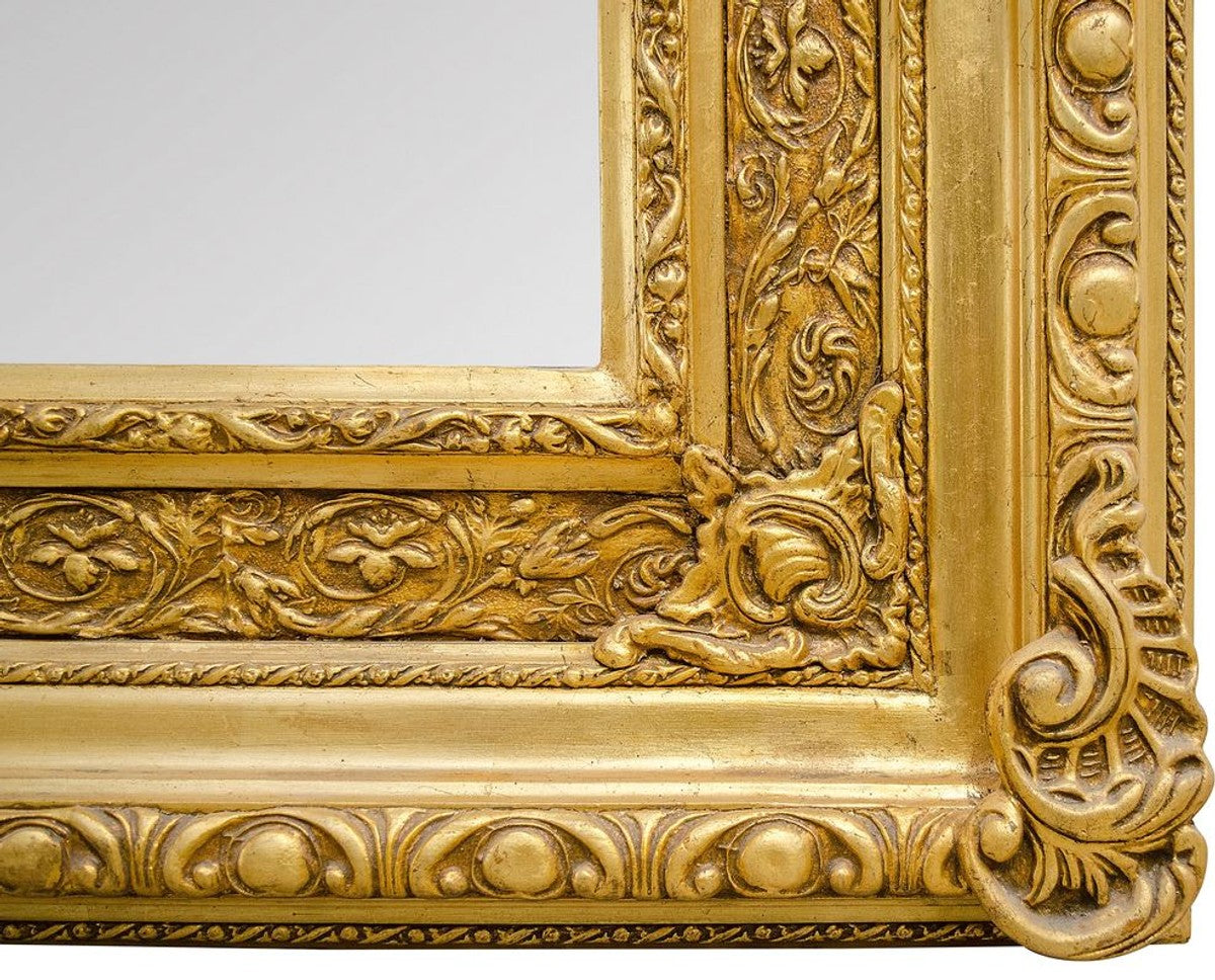 Prunkvoller Barock Wandspiegel 108 x H. 207 cm - Barock Spiegel