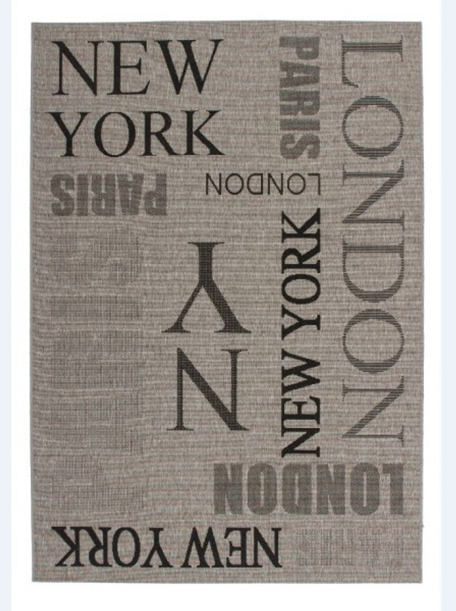 Design Teppich Silber - Designer Teppich