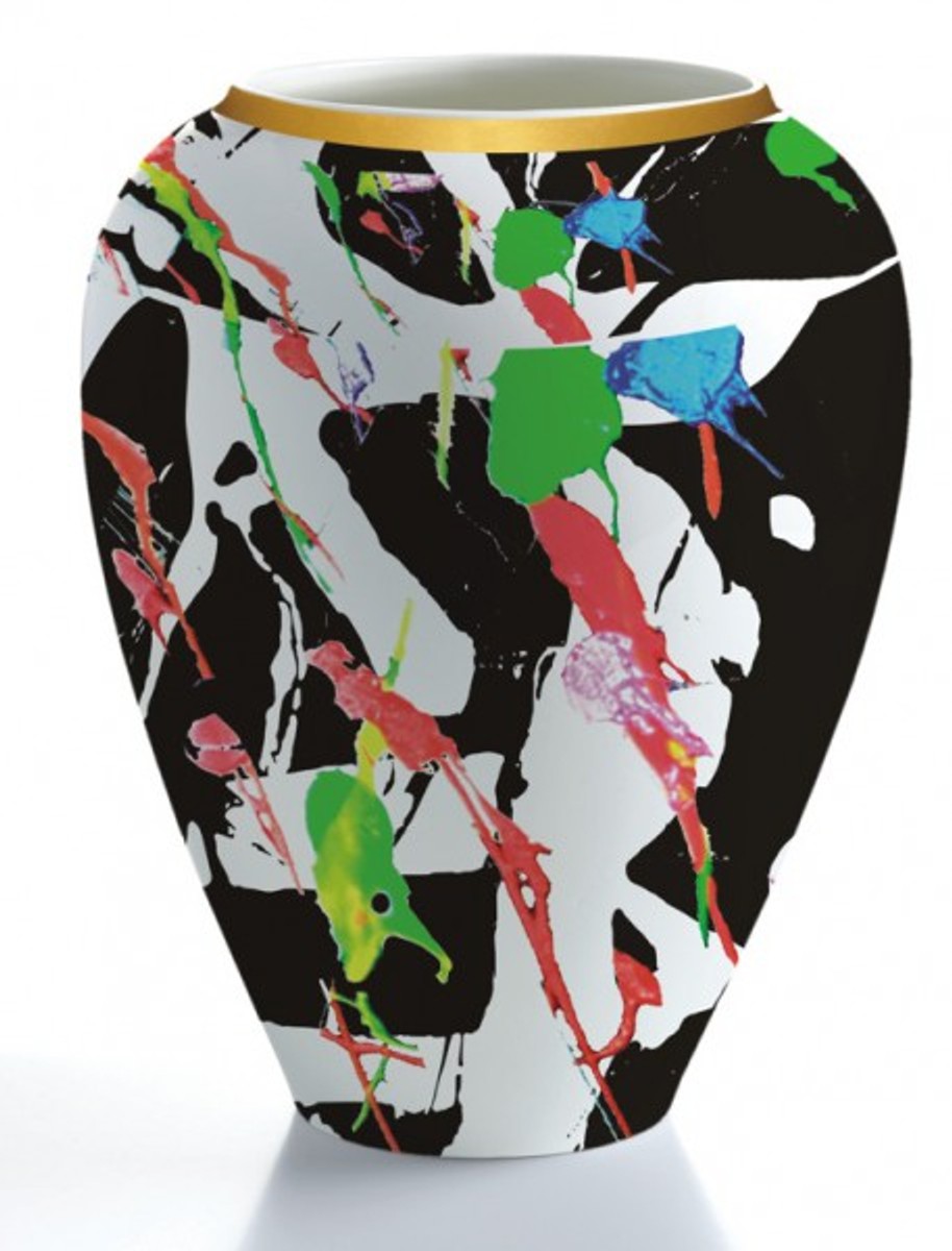 Harald Glööckler Porzellan Vase Art von - Barock Dekoration