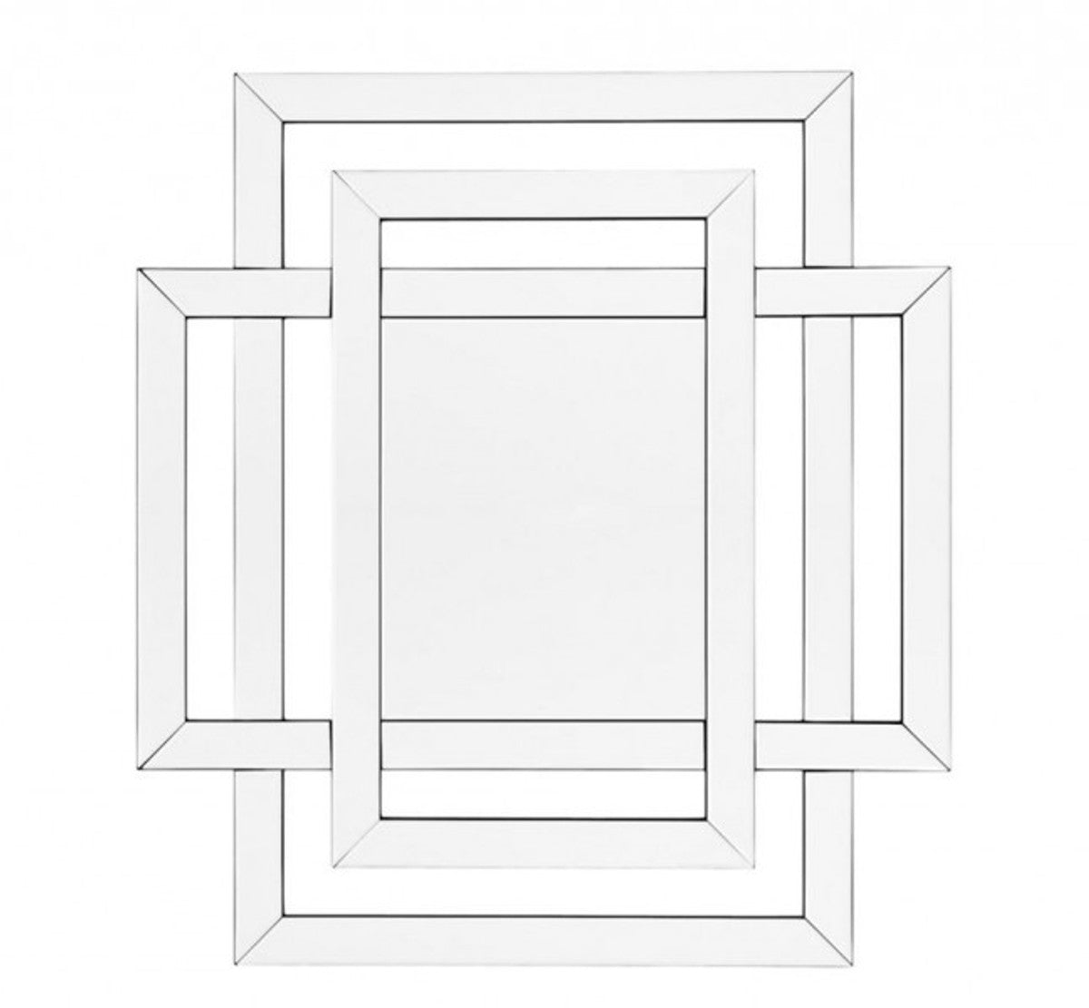 Designer Luxus Wandspiegel 100 x H 110 cm - Luxus Hotel Spiegel