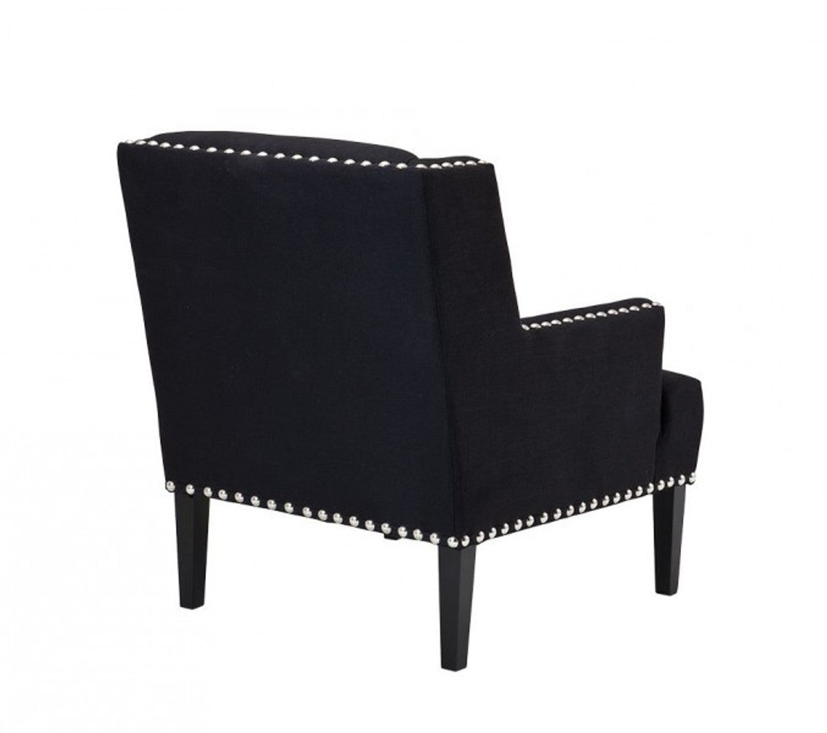Designer Art Deco Club Sessel Schwarz - Luxus Club Sessel