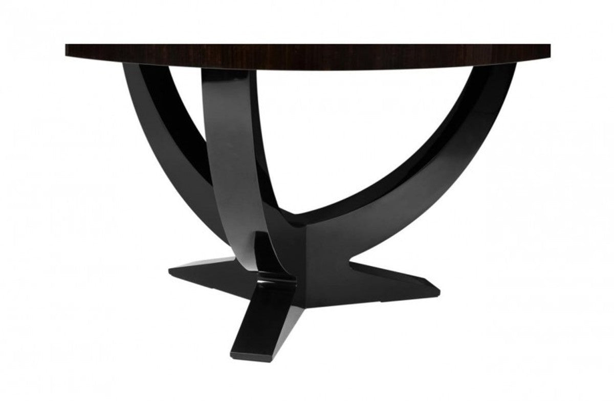 Designer Luxus Mahagoni Esstisch 150 x H. 78 cm - Hotel Tisch Möbel