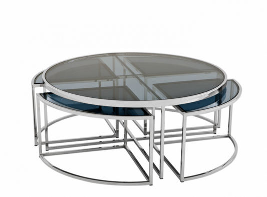 Art Deco Luxus Couchtisch - Wohnzimmer Salon Tisch - Luxus Qualität