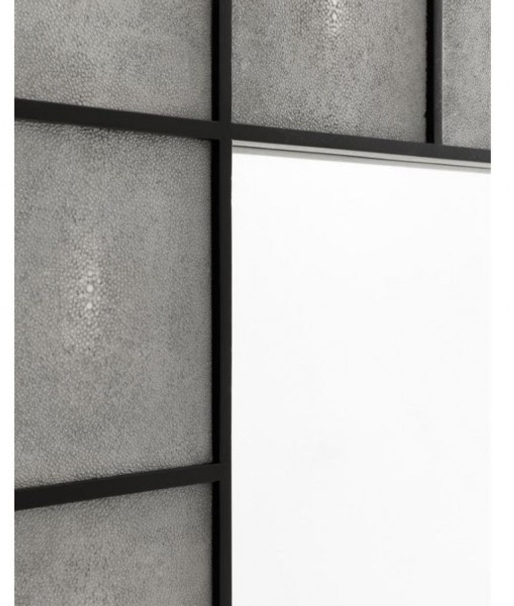 Designer Luxus Mahagoni Wandspiegel 100 x H 140 cm - Luxus Qualität