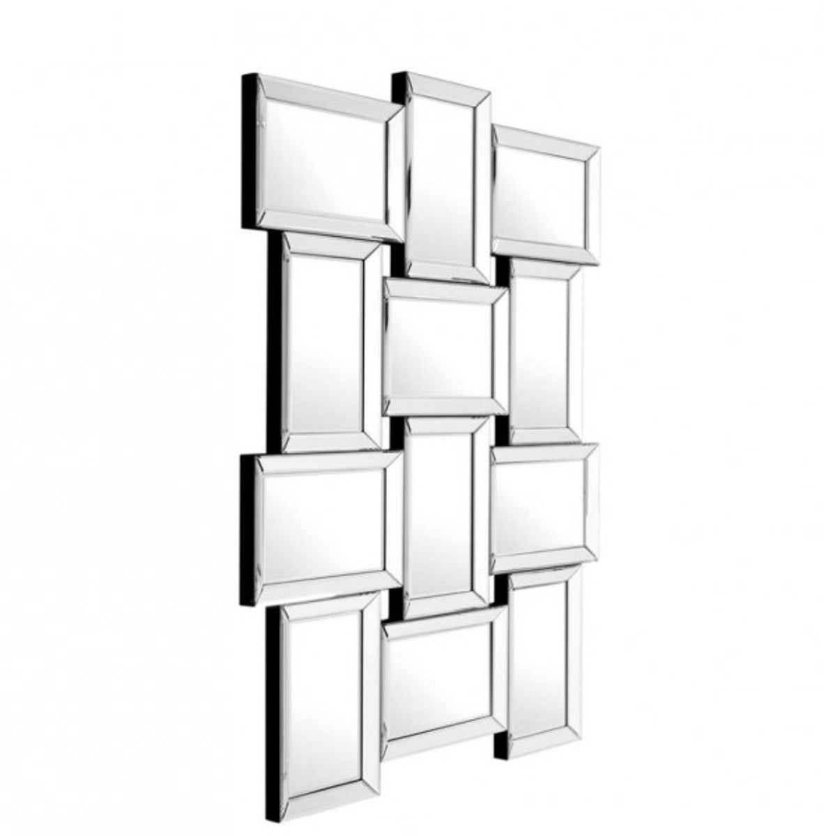 Designer Luxus Spiegelglas Wandspiegel 91 x H 120 cm - Luxury Collection