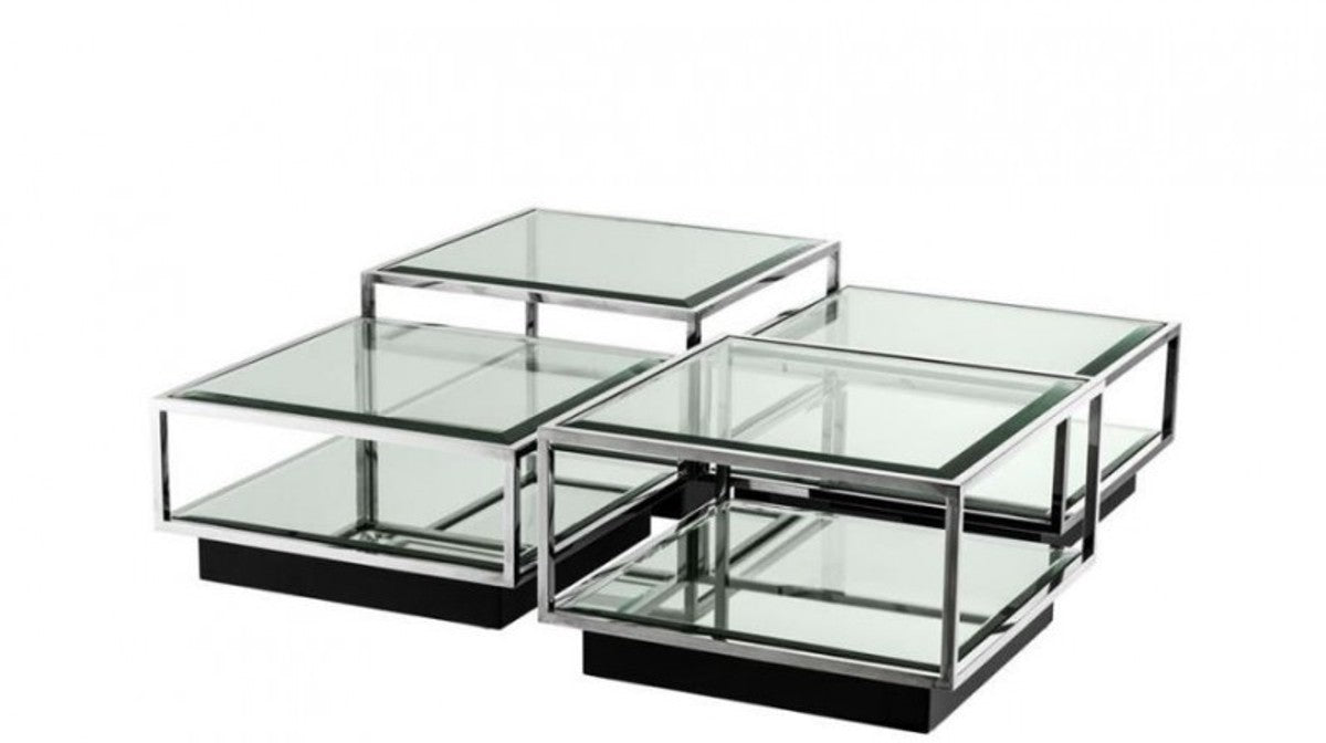 Art Deco Luxus Couchtisch 4er Set - Wohnzimmer Salon Tisch