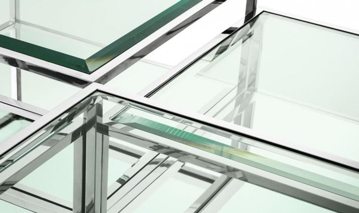 Art Deco Luxus Couchtisch 4er Set - Wohnzimmer Salon Tisch