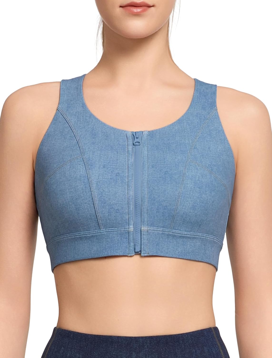 Sports Bras for Women Light Blue