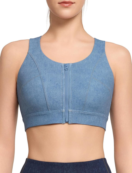 Sports Bras for Women Light Blue