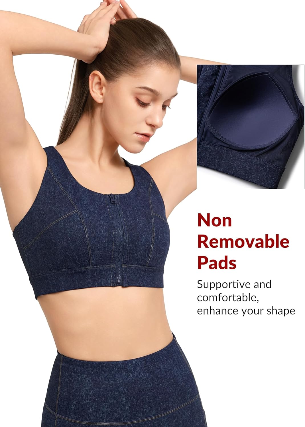 Sports Bras for Women Light Blue