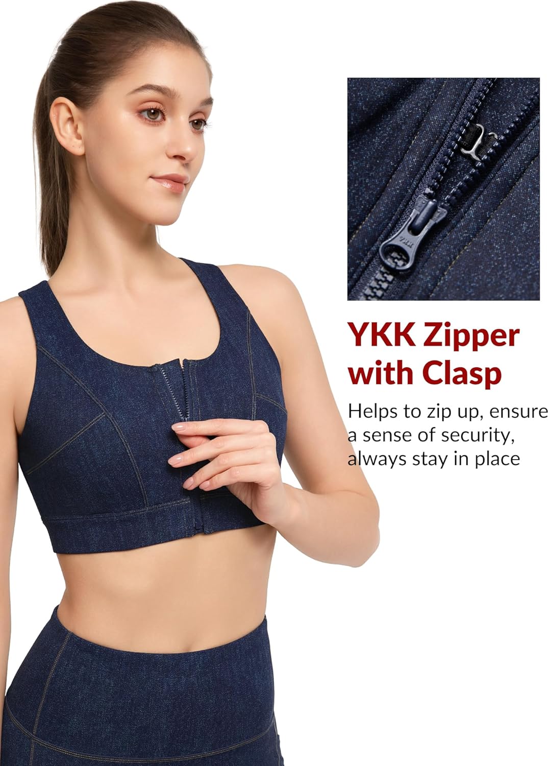 Sports Bras for Women Light Blue