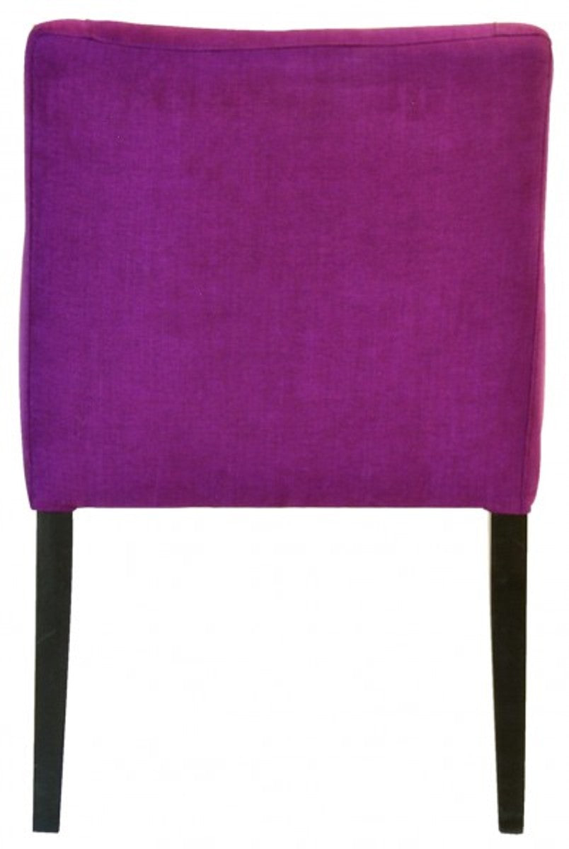 Designer Esszimmer Stuhl ModEF 285 Burgundy / Schwarz - Hoteleinrichtung