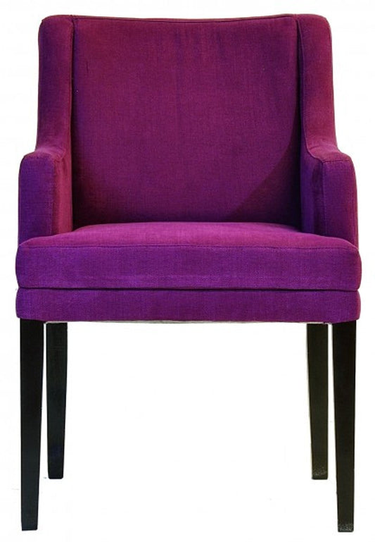 Designer Esszimmer Stuhl ModEF 285 Burgundy / Schwarz - Hoteleinrichtung