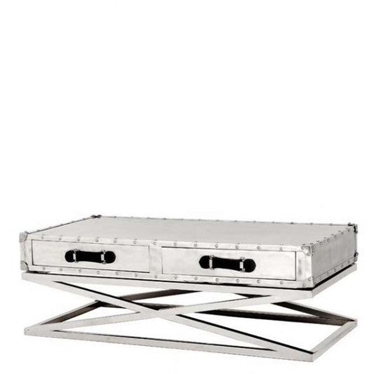 Designer Couchtisch Vintage Metal - Salon Tisch -Coffee Table