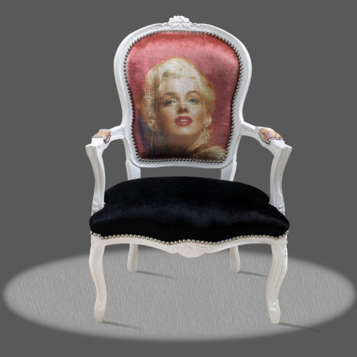 Barock Salon Stuhl Marilyn Monroe - Barock Antik Stil Möbel