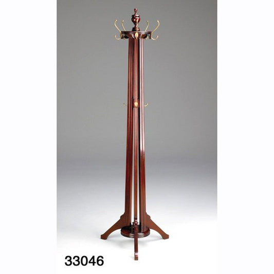 Designer Luxus Garderoben Ständer - Mahagony Garderobe - Luxus Kollektion - Barock Empire Art Deco