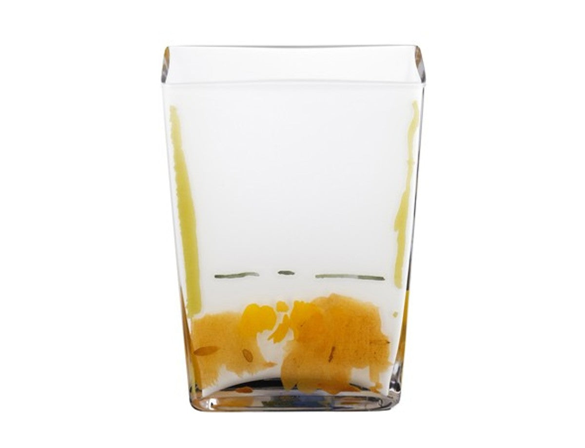 Handgearbeitete Opalglasvase mit einem Motiv von Oskar Koller, Höhe 20 cm - feinste Qualität aus der Tettau Porzellanfabrik - wunderschöne Vase