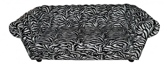 Designer Chesterfield Sofa Zebra - Designer Wohnzimmer Möbel