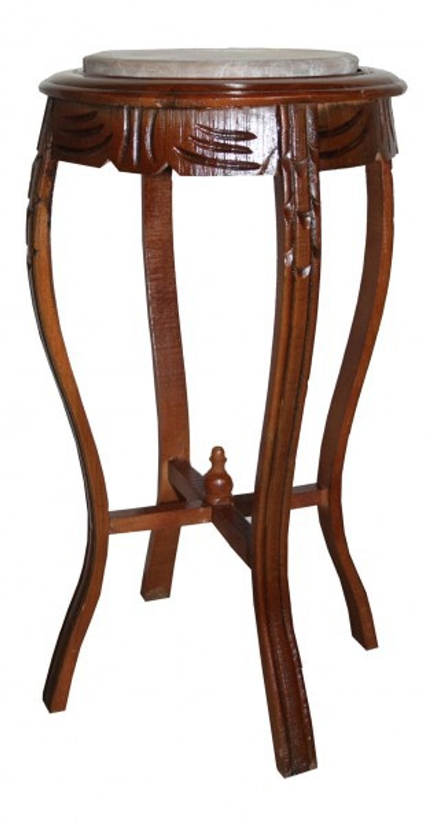 Barock Beistelltisch Braun ModY7 68 x 35 cm Antik Stil