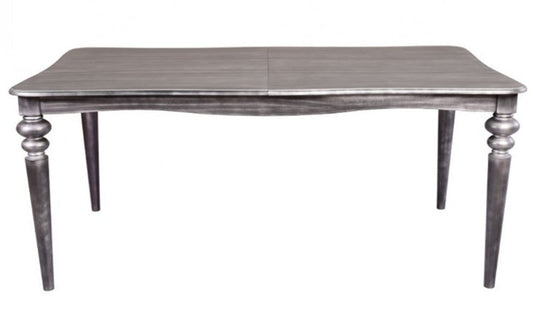 Barock Esstisch Silber Anthrazit ausziehbar 180 - 230 cm - Tisch