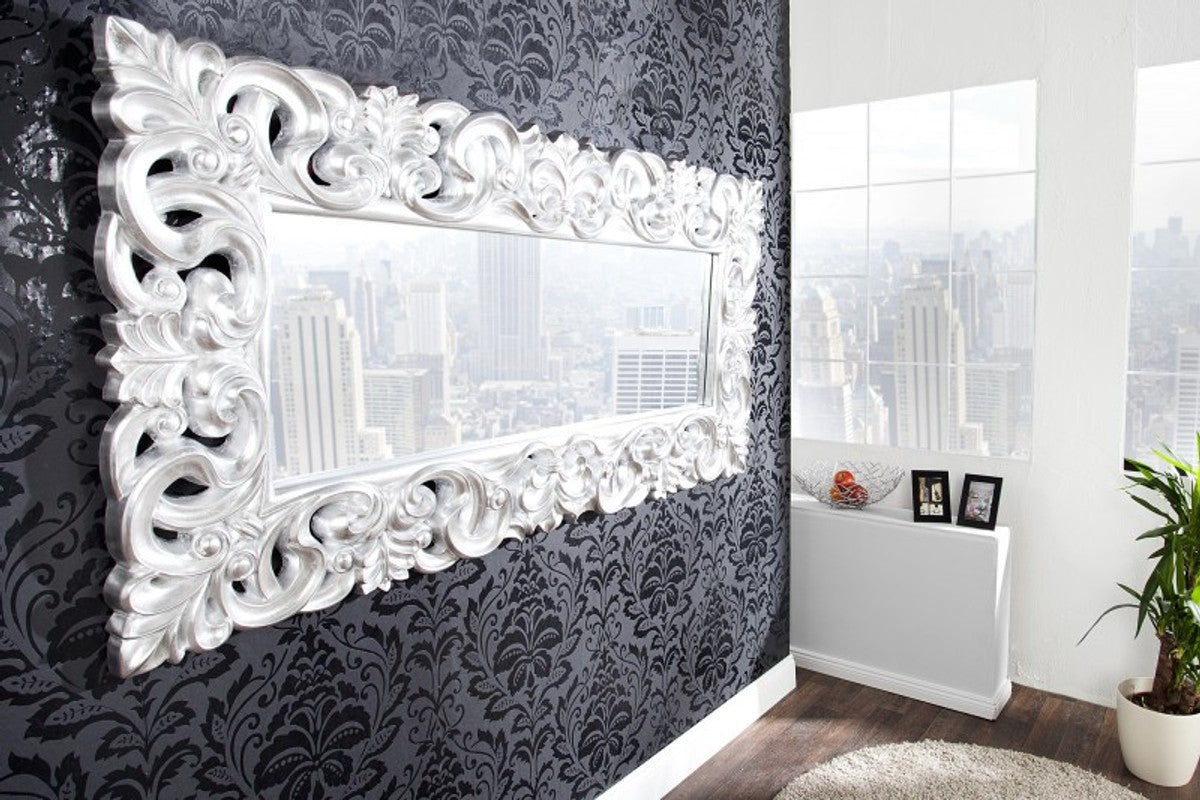 Barock Wandspiegel Antik Silber - Limited Edition