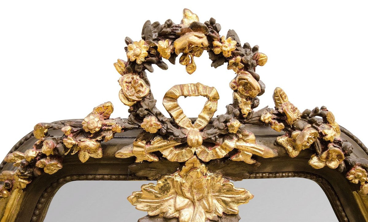 Barock Spiegel Gold 90 x H. 120 cm - Antik Stil Wohnzimmermöbel