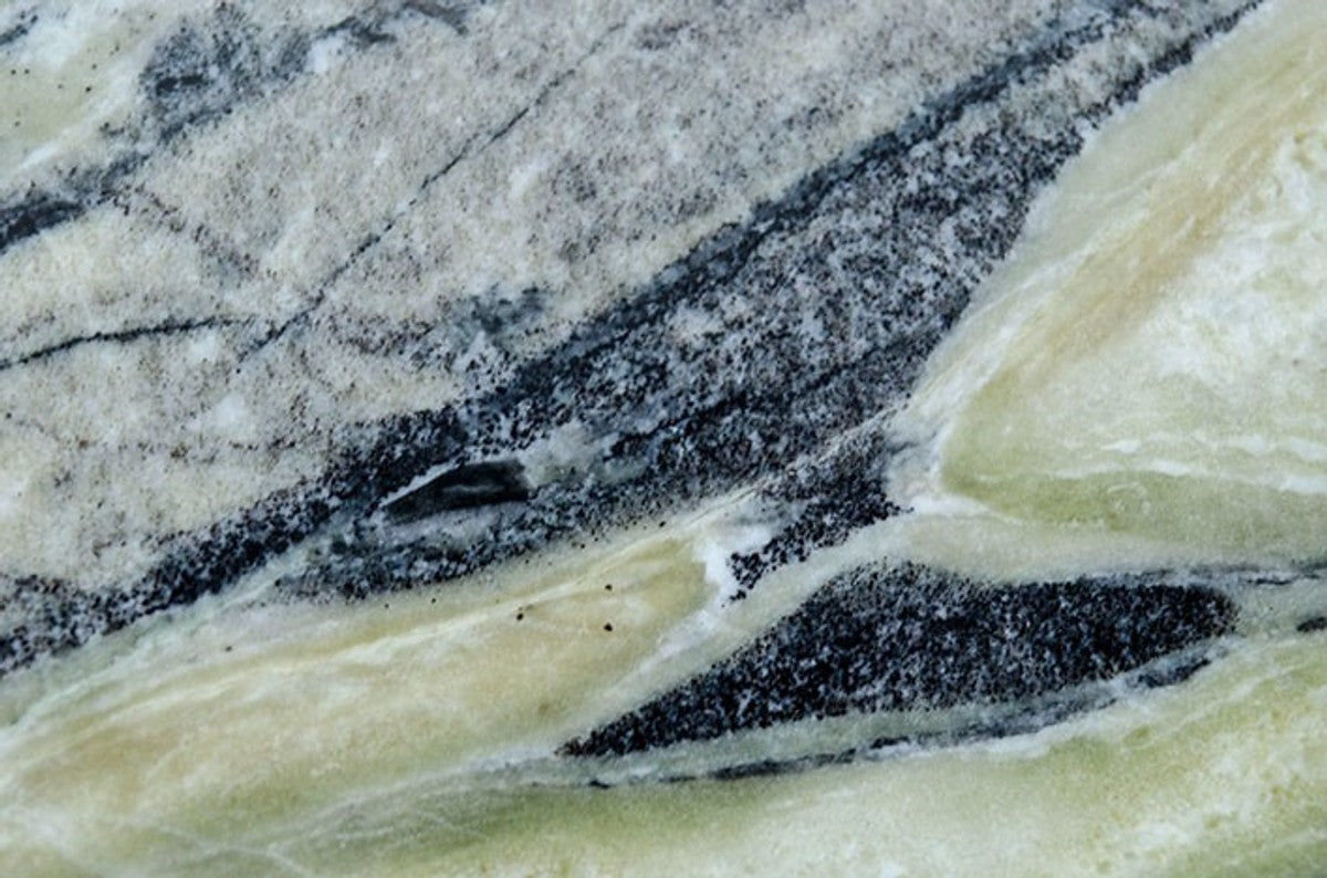 Art Deco Beistelltisch Gold Metall / Marmor 35 x 35 cm- Jugendstil Tisch - Möbel Blumentisch