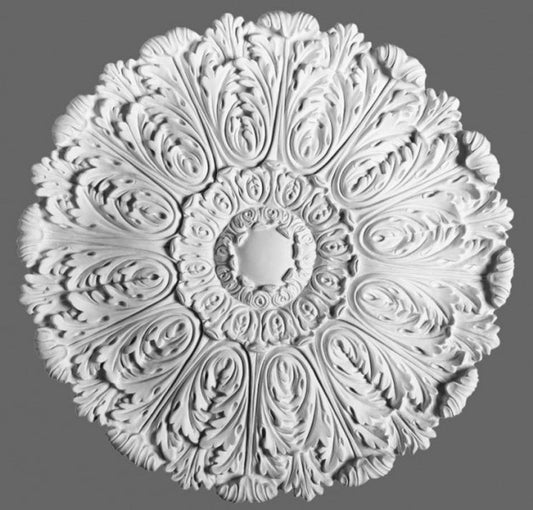 Stuck Rosette 75 x 75 cm Deckenstuck Deckenrosette Stuckrosette Wandrosette Barock Jugendstil